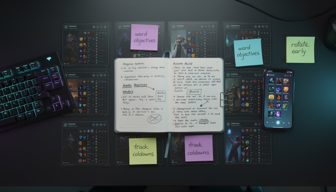 Guía visual de selección de personajes en MOBA